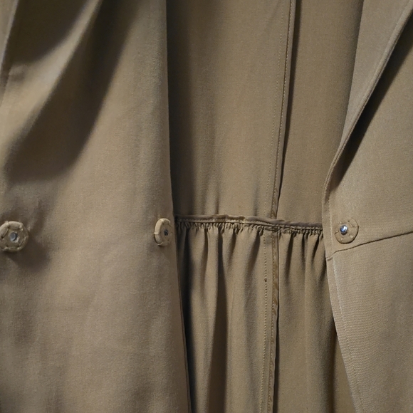 LC Lauren Conrad Tan Pleated Tie Front Sundress - Picture 5 of 11